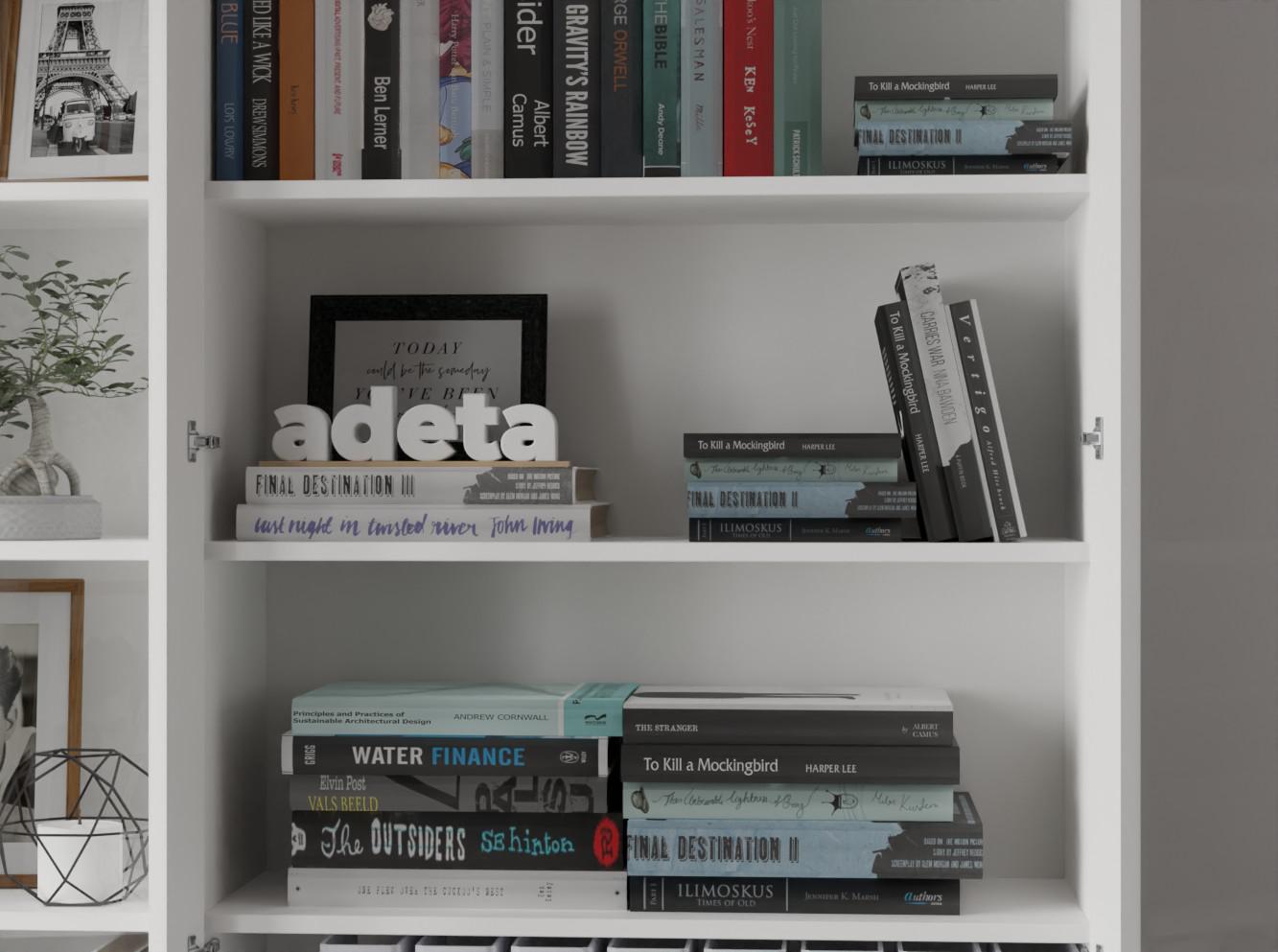Книжный шкаф Билли 399 white ИКЕА (IKEA) изображение товара