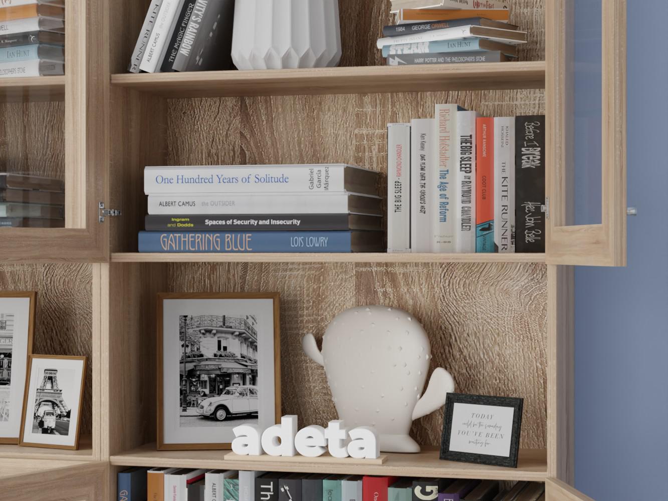 Изображение товара Книжный шкаф Билли 393 beige ИКЕА (IKEA), 160x30x237 см на сайте adeta.ru