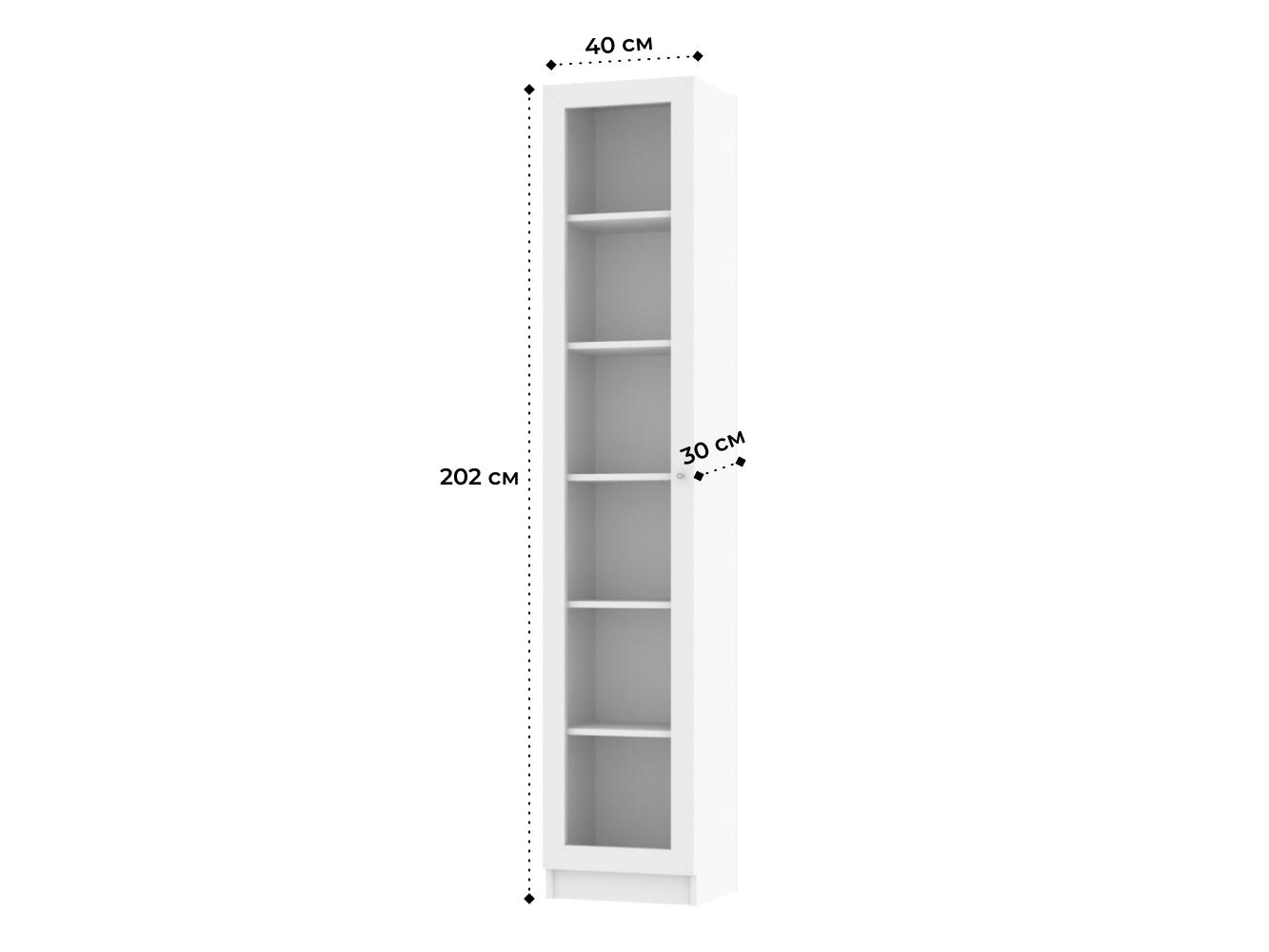 Изображение товара Книжный шкаф Билли 16 white desire ИКЕА (IKEA), 40x30x202 см на сайте adeta.ru