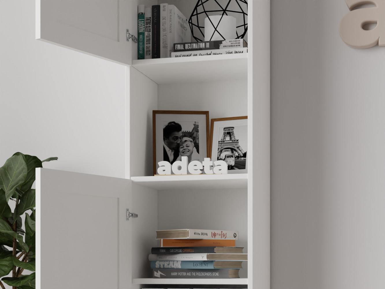 Изображение товара Книжный шкаф Билли 378 white ИКЕА (IKEA), 40x30x237 см на сайте adeta.ru