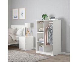 Изображение товара Открытый гардеробный шкаф Сувде 13 ИКЕА (IKEA) на сайте adeta.ru