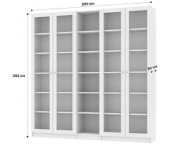Изображение товара Книжный шкаф Билли 396 white ИКЕА (IKEA) на сайте adeta.ru