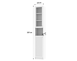 Изображение товара Книжный шкаф Билли 329 white ИКЕА (IKEA) на сайте adeta.ru