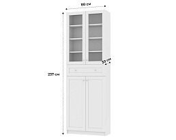 Изображение товара Книжный шкаф Билли 314 white ИКЕА (IKEA) на сайте adeta.ru