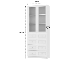 Изображение товара Книжный шкаф Билли 318 white ИКЕА (IKEA) на сайте adeta.ru