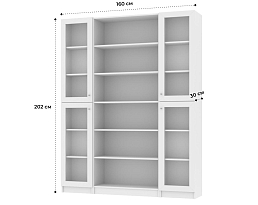 Изображение товара Книжный шкаф Билли 422 white ИКЕА (IKEA) на сайте adeta.ru