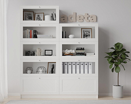 Изображение товара Книжный шкаф Билли 426 white ИКЕА (IKEA) на сайте adeta.ru