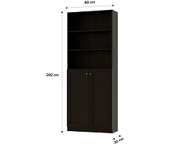 Изображение товара Книжный шкаф Билли 350 brown ИКЕА (IKEA) на сайте adeta.ru