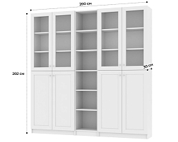 Изображение товара Книжный шкаф Билли 397 white ИКЕА (IKEA) на сайте adeta.ru