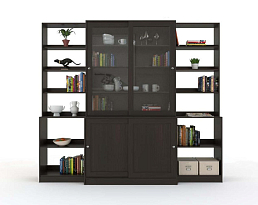 Изображение товара Книжный шкаф Хавста 13 brown ИКЕА (IKEA) на сайте adeta.ru