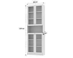 Изображение товара Книжный шкаф Билли 386 white ИКЕА (IKEA) на сайте adeta.ru